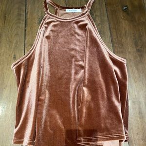 Copper suede top that’s in great condition